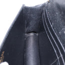 PRADA Chain Shoulder Bag Leather Black Gold Auth mr3271-19