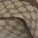 GUCCI GG Supreme Web Sherry Line Boston Bag PVC Beige Gold 40 02 006 Auth mr3273-13