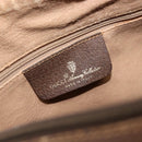 GUCCI GG Supreme Web Sherry Line Boston Bag PVC Beige Gold 40 02 006 Auth mr3273-19