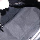 Chloe Edith Hand Bag Leather Black Silver Auth mr3275A-17