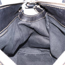 Chloe Edith Hand Bag Leather Black Silver Auth mr3275A-18