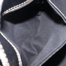 Chloe Edith Hand Bag Leather Black Silver Auth mr3275A-21