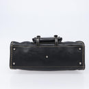 Chloe Edith Hand Bag Leather Black Silver Auth mr3275A-9