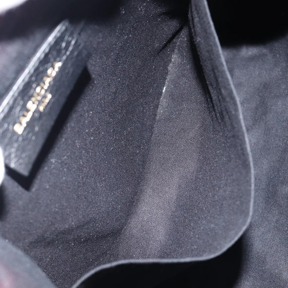 Balenciaga Clutch Bag Leather Black 362967 Auth mr3276