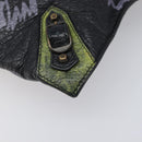Balenciaga Clutch Bag Leather Black 362967 Auth mr3276-8