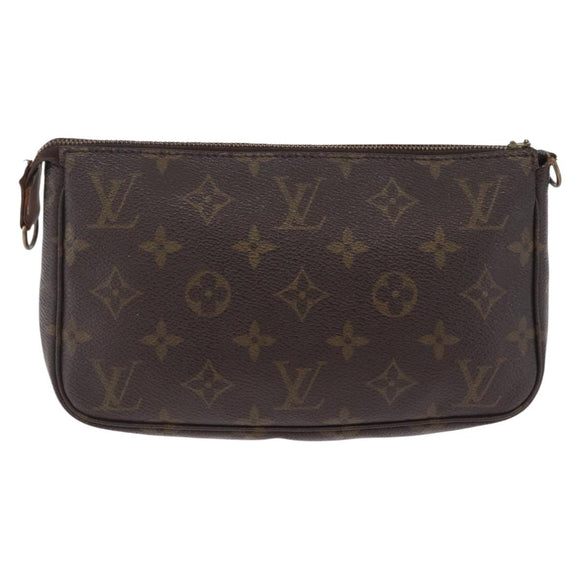 LOUIS VUITTON Monogram Pochette Accessoires Pouch M51980 LV Auth mr3280