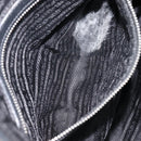 PRADA Shoulder Bag Leather Black Silver Auth mr3284V-25