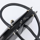 GUCCI Jackie Hand Bag Leather Black Silver 002 1071 Auth mr3297A-16