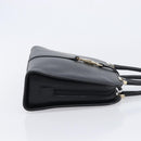 GUCCI Jackie Hand Bag Leather Black Silver 002 1071 Auth mr3297A-4