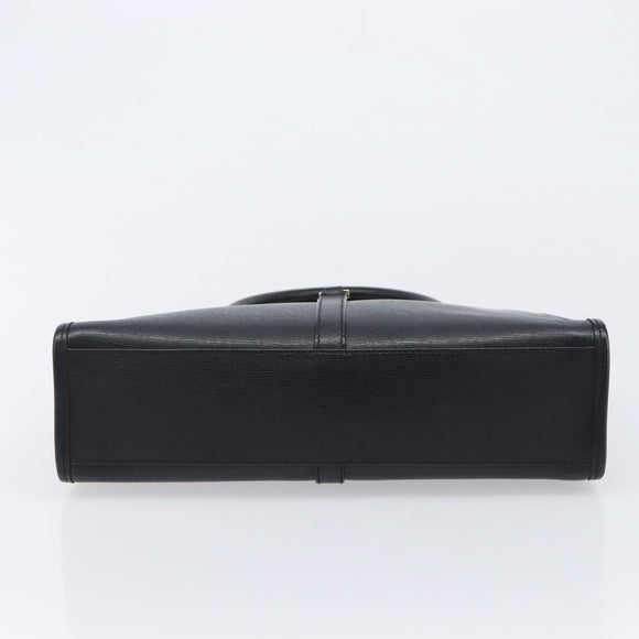 GUCCI Jackie Hand Bag Leather Black Silver 002 1071 Auth mr3297A