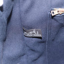 HERMES Fourre ToutGM Hand Bag Canvas Navy Silver Auth mr3303-15