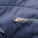 HERMES Fourre ToutGM Hand Bag Canvas Navy Silver Auth mr3303-19