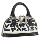 LOUIS VUITTON Monogram Graffiti Alma PM Hand Bag M92177 LV Auth mr3304V-1