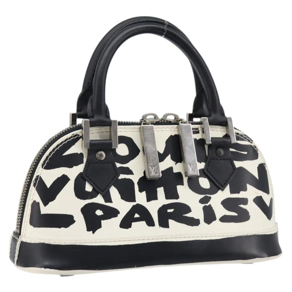 LOUIS VUITTON Monogram Graffiti Alma PM Hand Bag M92177 LV Auth mr3304V