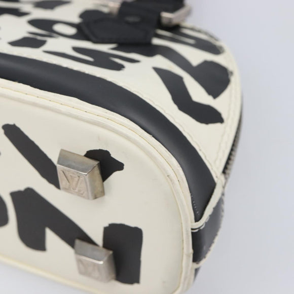 LOUIS VUITTON Monogram Graffiti Alma PM Hand Bag M92177 LV Auth mr3304V