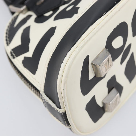 LOUIS VUITTON Monogram Graffiti Alma PM Hand Bag M92177 LV Auth mr3304V