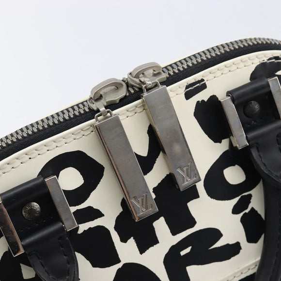 LOUIS VUITTON Monogram Graffiti Alma PM Hand Bag M92177 LV Auth mr3304V