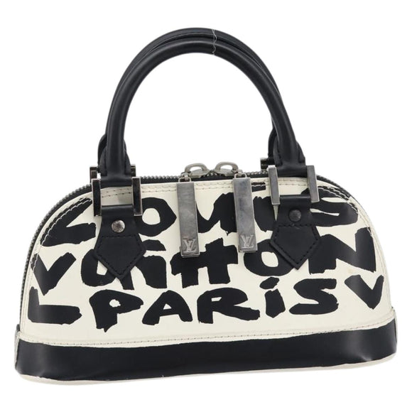 LOUIS VUITTON Monogram Graffiti Alma PM Hand Bag M92177 LV Auth mr3304V