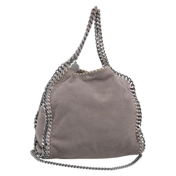 Stella McCartney Falabella Bag Polyester Gray Silver 371223 Auth mr3305A