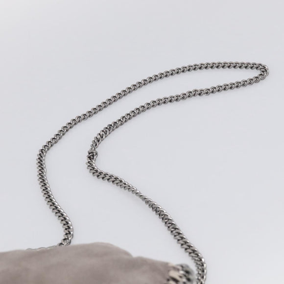 Stella McCartney Falabella Bag Polyester Gray Silver 371223 Auth mr3305A