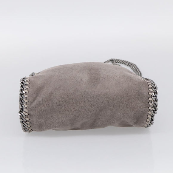Stella McCartney Falabella Bag Polyester Gray Silver 371223 Auth mr3305A