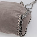 Stella McCartney Falabella Bag Polyester Gray Silver 371223 Auth mr3305A-14
