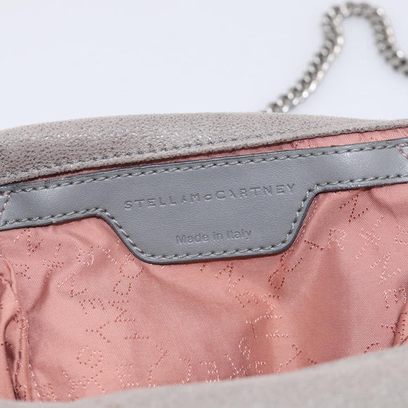 Stella McCartney Falabella Bag Polyester Gray Silver 371223 Auth mr3305A