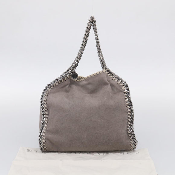 Stella McCartney Falabella Bag Polyester Gray Silver 371223 Auth mr3305A