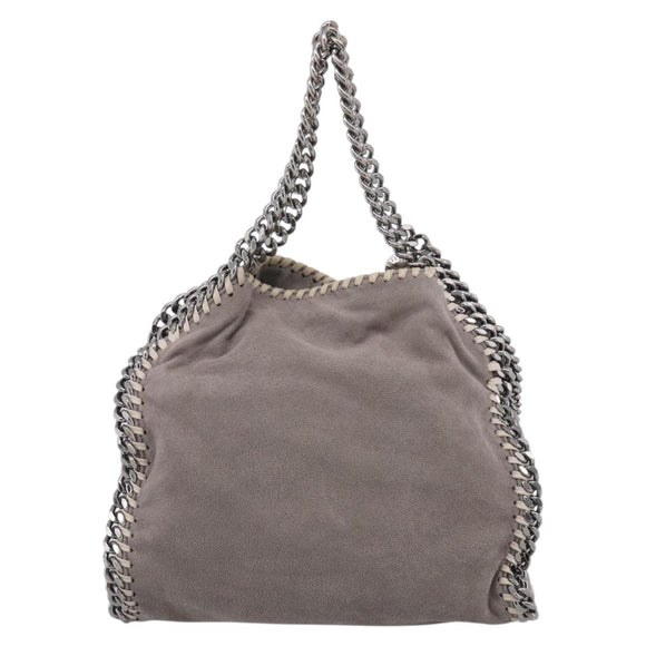 Stella McCartney Falabella Bag Polyester Gray Silver 371223 Auth mr3305A
