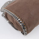 Stella McCartney Falabella Shoulder Bag Polyester 2way Brown Silver Auth mr3306A-13