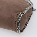 Stella McCartney Falabella Shoulder Bag Polyester 2way Brown Silver Auth mr3306A-14