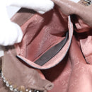Stella McCartney Falabella Shoulder Bag Polyester 2way Brown Silver Auth mr3306A-20