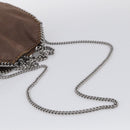 Stella McCartney Falabella Shoulder Bag Polyester 2way Brown Silver Auth mr3306A-9