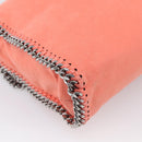 Stella McCartney Falabella Bag Polyester 2way Orange Silver Auth mr3307A-15