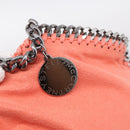 Stella McCartney Falabella Bag Polyester 2way Orange Silver Auth mr3307A-16