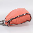 Stella McCartney Falabella Bag Polyester 2way Orange Silver Auth mr3307A-4