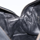 CHANEL Bowling Tote Bag Caviar Skin Black Silver CC Auth mr3311V-18