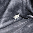 CHANEL Bowling Tote Bag Caviar Skin Black Silver CC Auth mr3311V-21