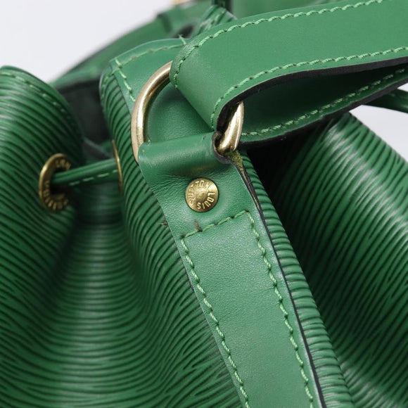 LOUIS VUITTON Epi Petit Noe Shoulder Bag Green M44104 LV Auth mr3314A