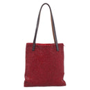 FENDI Tote Bag Beads Red Auth mr3315V-2