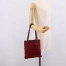 FENDI Tote Bag Beads Red Auth mr3315V-23