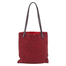 FENDI Tote Bag Beads Red Auth mr3315V-3