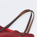 FENDI Tote Bag Beads Red Auth mr3315V-8