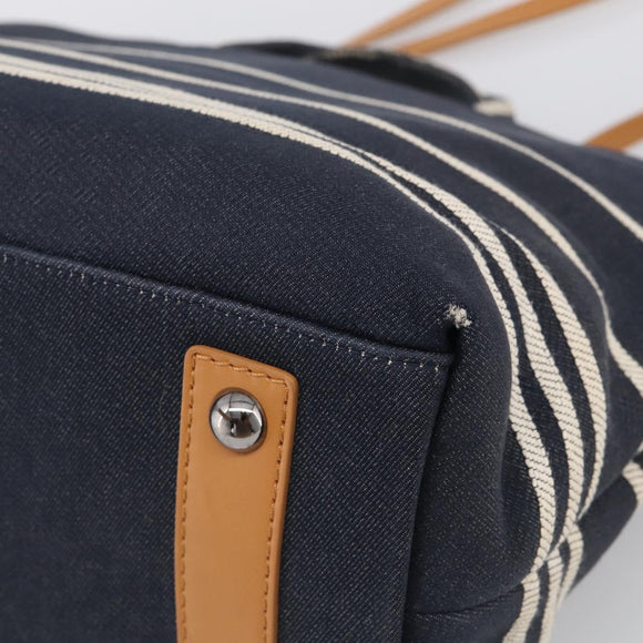 CHANELCoco Hand Bag Denim 2way Navy CC Auth mr3316V