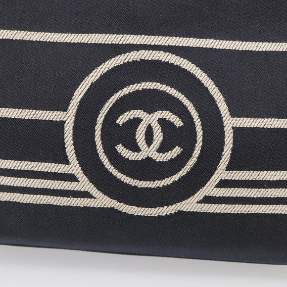 CHANELCoco Hand Bag Denim 2way Navy CC Auth mr3316V