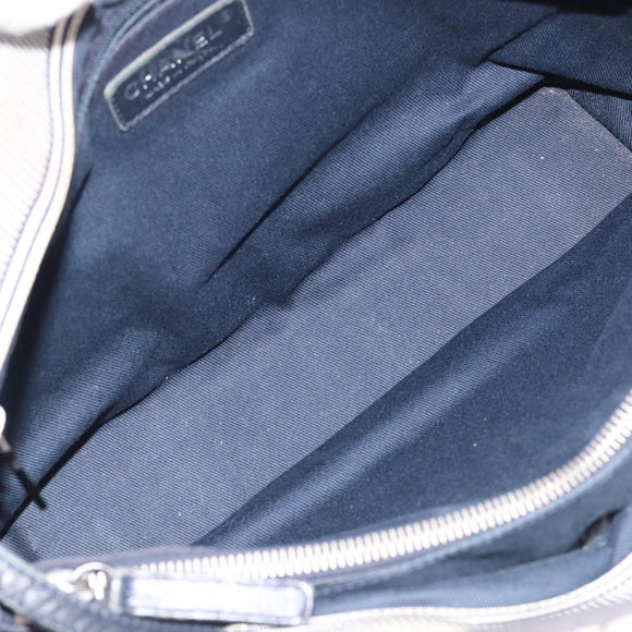 CHANELCoco Hand Bag Denim 2way Navy CC Auth mr3316V