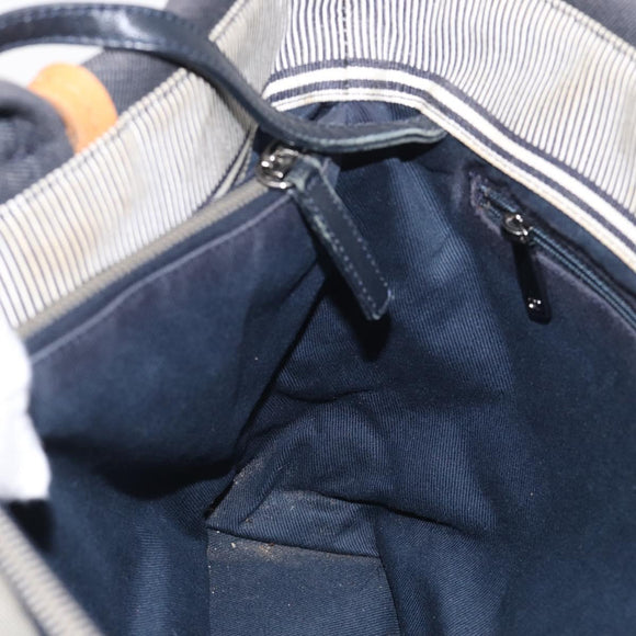 CHANELCoco Hand Bag Denim 2way Navy CC Auth mr3316V