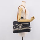 CHANELCoco Hand Bag Denim 2way Navy CC Auth mr3316V-28