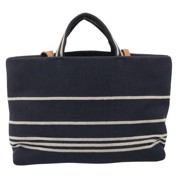 CHANELCoco Hand Bag Denim 2way Navy CC Auth mr3316V