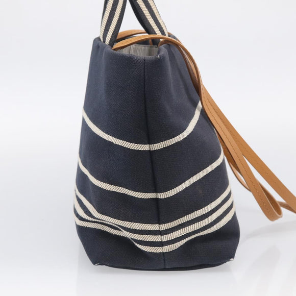 CHANELCoco Hand Bag Denim 2way Navy CC Auth mr3316V